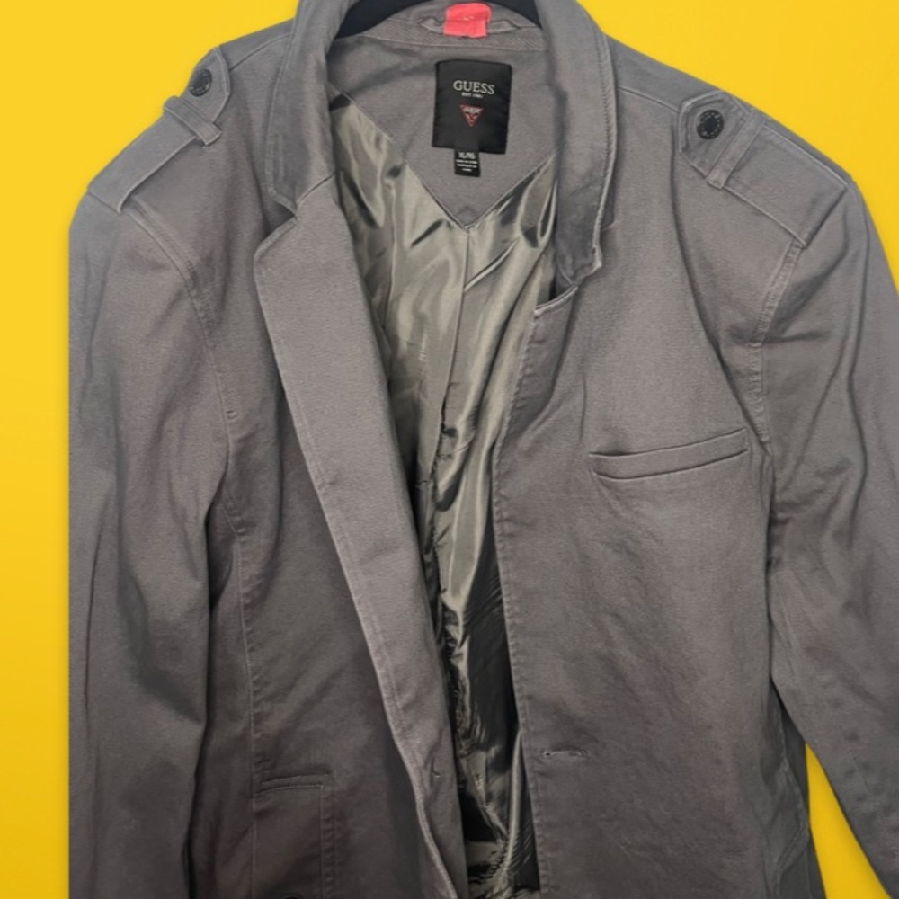 Mens Guess Grey Blazer